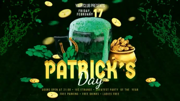 Saint Patrick's Day Display template