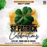 Saint Patrick's day Instagram post Iphosti le-Instagram template