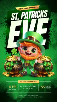 saint patrick's day instagram story template