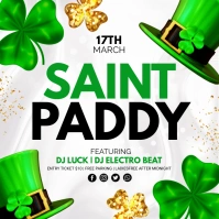 saint patrick's day menu, saint patrick Publicación de Instagram template