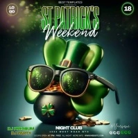 saint Patrick's day party design template Квадрат (1 : 1)