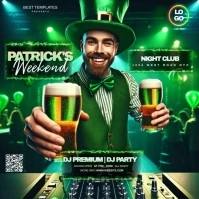 saint patrick's day party template Square (1:1)