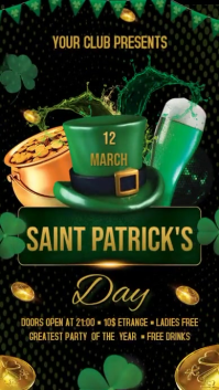 Saint Patrick's Instagram Story template