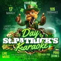 Saint Patrick's Karaoke Instagram Post template