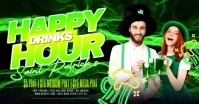 Saint Patrick`s Celebration Banner Facebook Shared Image template