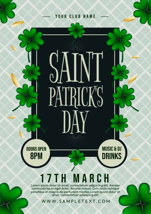 Saint Patrick’s Day Flyer Template | PosterMyWall