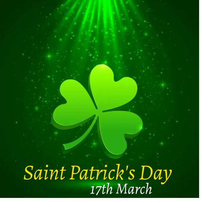 Saint Patrick's day Instagram Post template