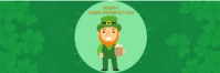 Saint Patrick's day Bannière 2' × 6' template