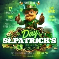 Saint Patrick's Day Instagram Post Instagram-opslag template