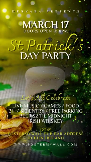 Saint Patrick's Day Instagram Story Template