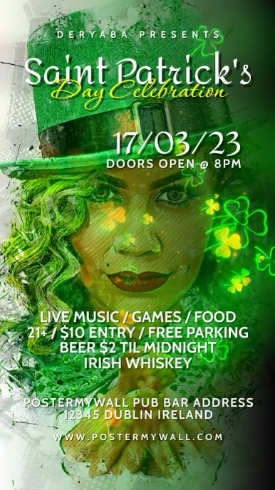 Saint Patrick's Day Instagram Story Template
