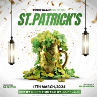 saint patrick's day party Instagram na Post template