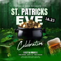 saint patrick's day party Instagram Post template