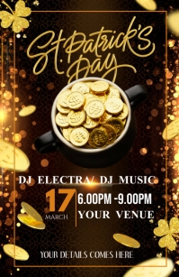 saint patrick's day poster Isigamu Sekhasi Ububanzi template