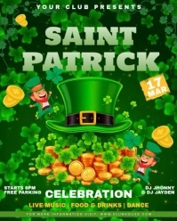 Saint Patrick Celebration Instagram Portrait template