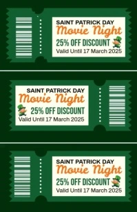 Saint Patrick Coupon Ads Tabloid template
