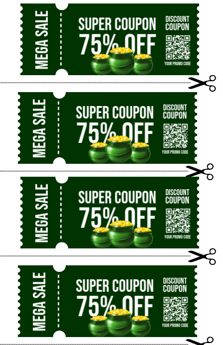 Saint Patrick Coupon Template PosterMyWall