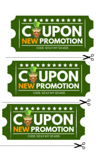 Saint Patrick Coupon Template PosterMyWall
