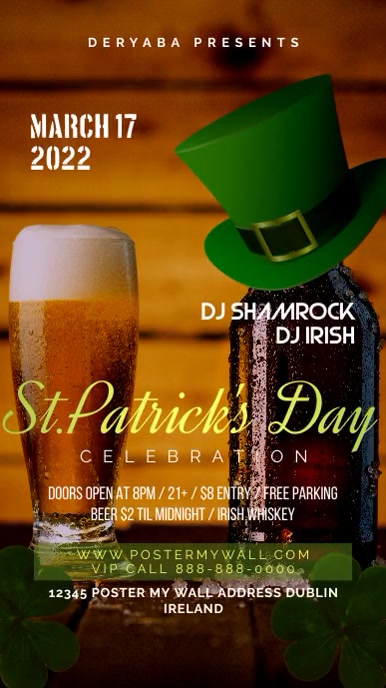 Saint Patrick Day Celebration Flyer Instagram Template Postermywall Saint Patrick Day Celebration Flyer Instagram Template Postermywall