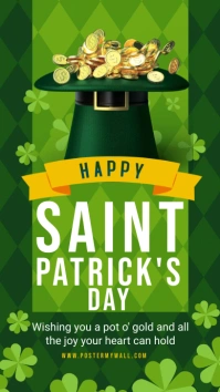 Saint Patrick Instagram Story template