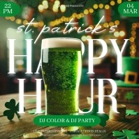saint patrick instagram square post design template Persegi (1:1)