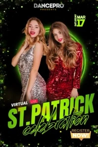 Saint Patrick Party Affiche template