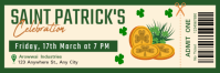 Saint Patrick Ticket Header Email template