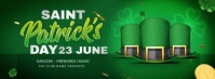 Saint Patricks day Foto Sampul Facebook template