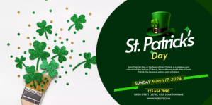 saint Patricks day template
