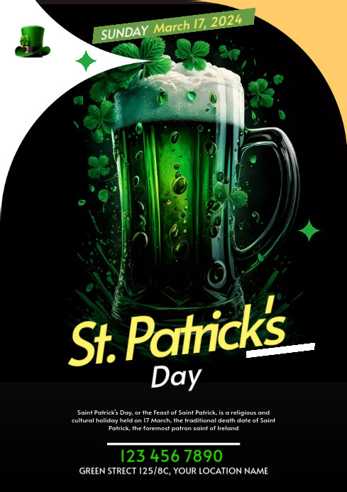 saint Patricks day Template | PosterMyWall