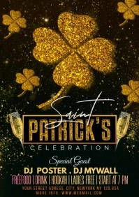 saint patricks day A3 template