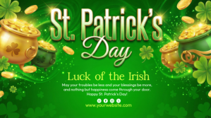Kuning St. Patrick's Day Celebration งานแสดงผลงานแบบดิจิทัล Template