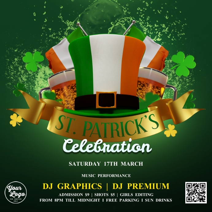 Saint Patricks Day Party Template | PosterMyWall