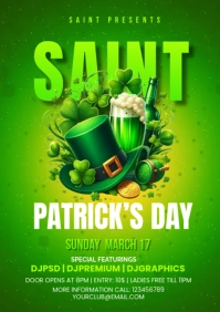 Saint  Patrick’s Day A1 template