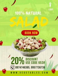 SALAD Template | PosterMyWall