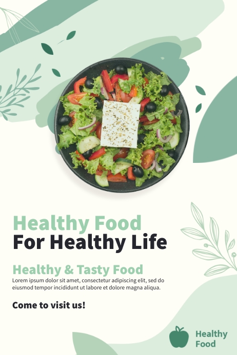 Salad Food Ads Template | PosterMyWall
