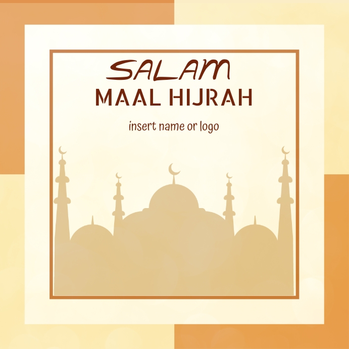 Salam Maal Hijrah Publicação no Instagram template