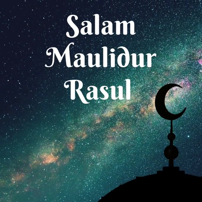 Copy of Salam Maulidur Rasul | PosterMyWall