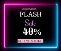 Sale Background Large Rectangle template