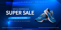 sale banner, shoes sale template