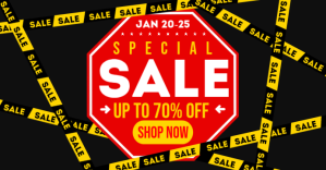 Hitam Sale Promotion Facebook Event Cover Template