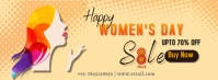 Women's day Sales Template Free Download Couverture Facebook