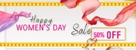 Women's day Sales Template Free Download Portada de Facebook
