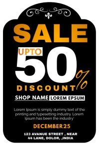 SALE DISCOUNT Template | PosterMyWall