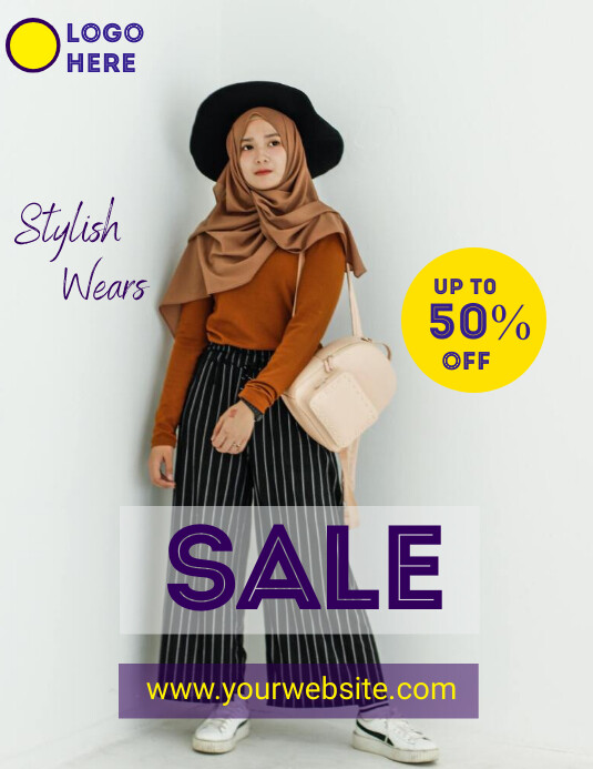 sale discount Flyer (US Letter) template