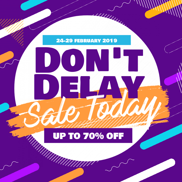 Sale Discount Instagram Poster Flyer Template Postermywall