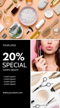 Sale Fashion Beauty Product Price Off story เรื่องราวบน Instagram template