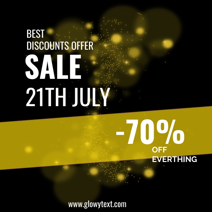 Sale Flyer Instagram Post template