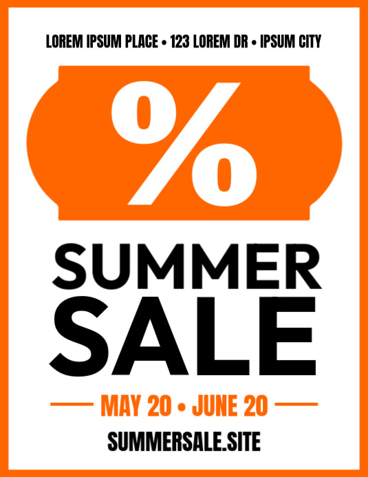 SALE FLYER template
