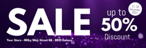 Sale Flyer Special Deals Price Off Video Ad E-mail-overskrift template